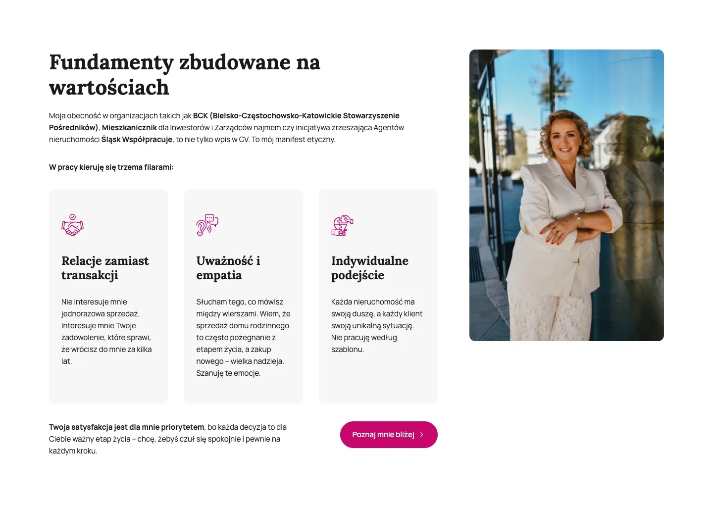 Celina Rusek 3 Celina Rusek — Fundamenty zbudowane na wartościach