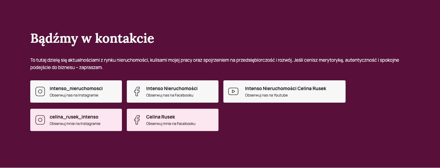 Celina Rusek 6 Celina Rusek — Bądźmy w kontakcie