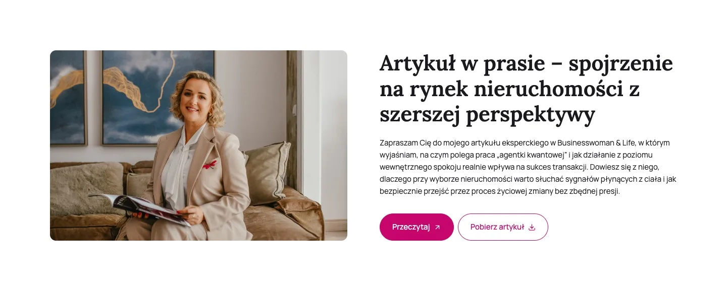 Celina Rusek 7 Celina Rusek — Artykuł w prasie – spojrzenie na rynek nieruchomości z szerszej perspe