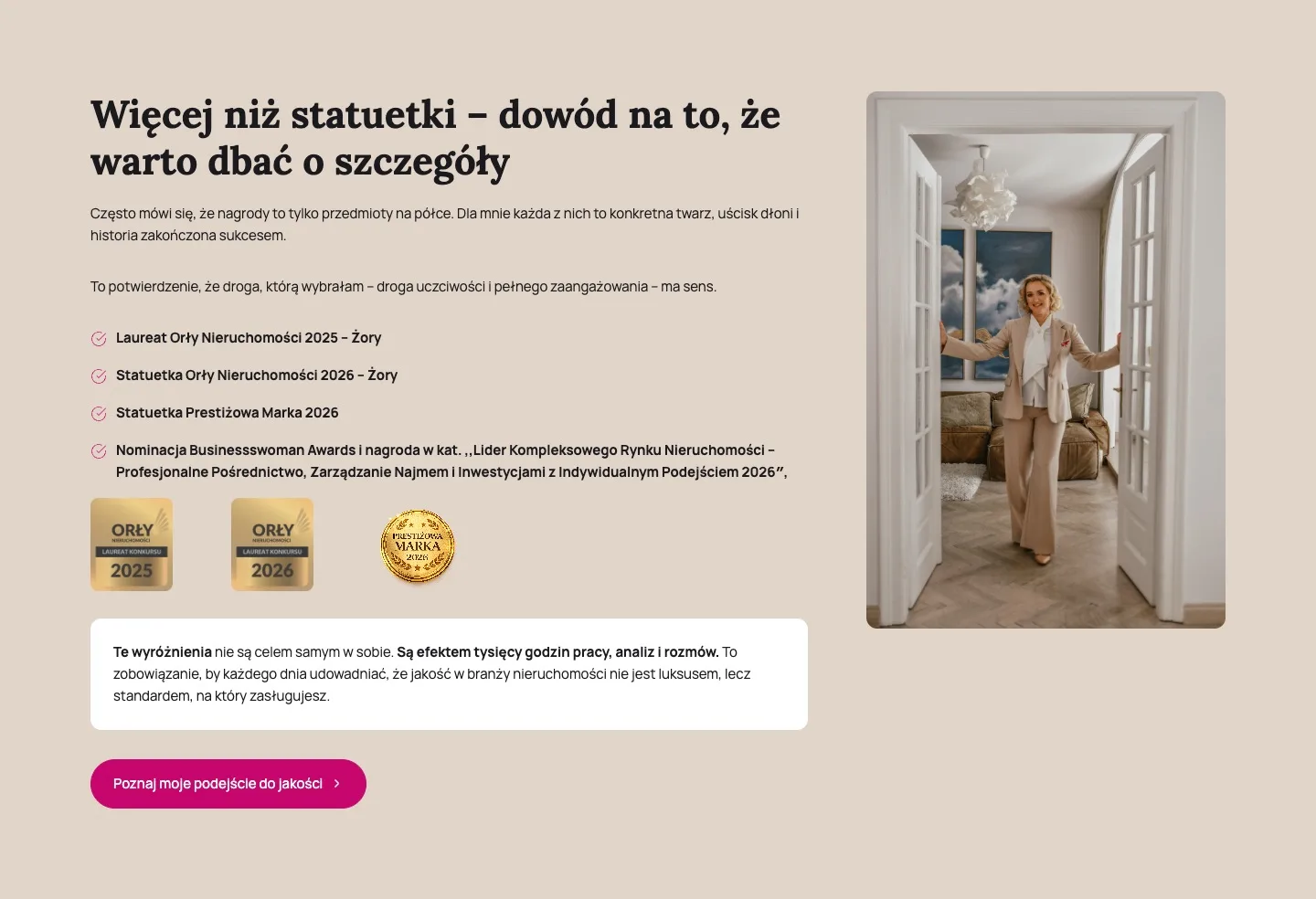 Celina Rusek 8 Celina Rusek — Więcej niż statuetki – dowód na to, że warto dbać o szczegóły