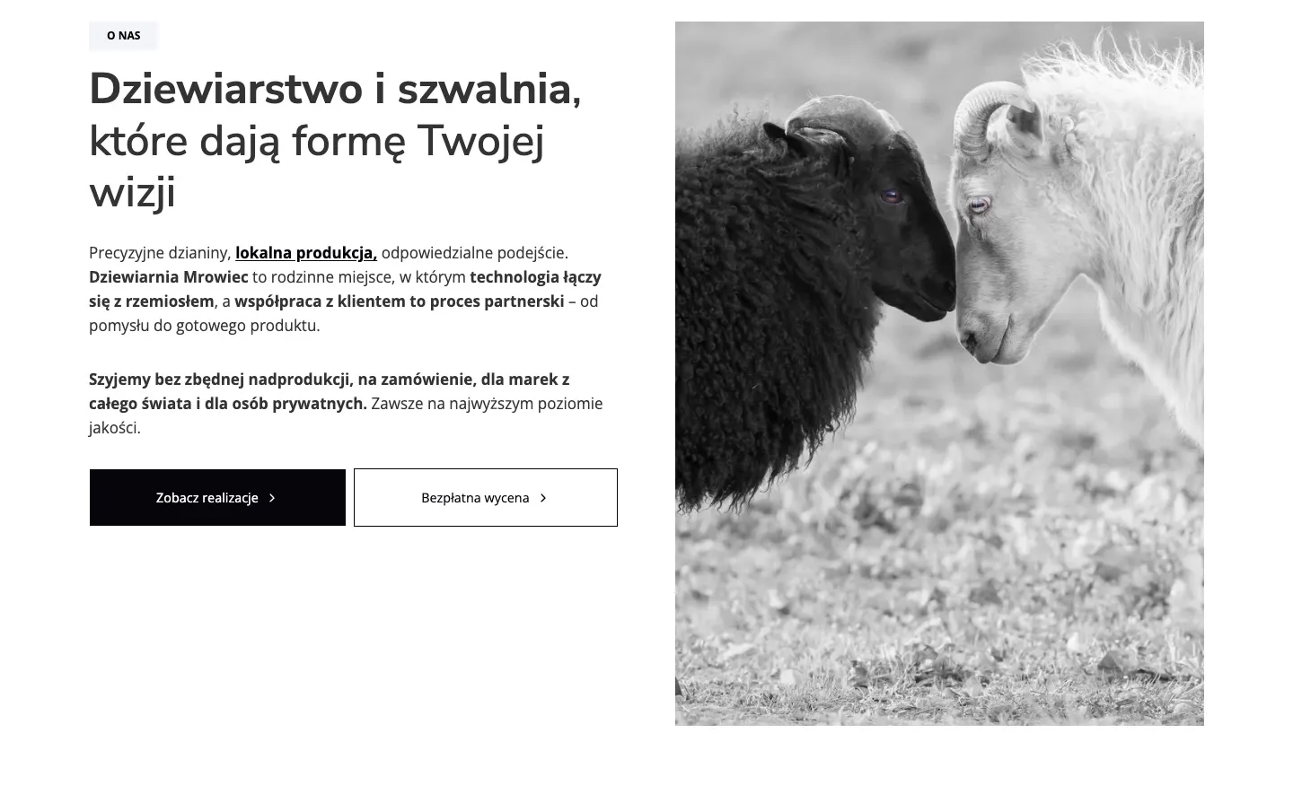 Dziewiarnia Mrowiec 2 Dziewiarnia Mrowiec — Dziewiarstwo i szwalnia, które dają formę Twojej wizji