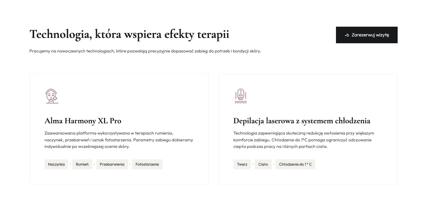 Estetic Skin 7 Estetic Skin — Technologia, która wspiera efekty terapii