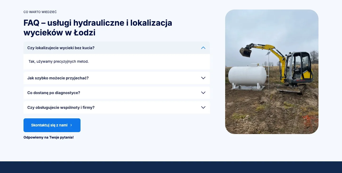 GOLD-SYSTEM 9 GOLD-SYSTEM — FAQ – usługi hydrauliczne i lokalizacja wycieków w Łodzi