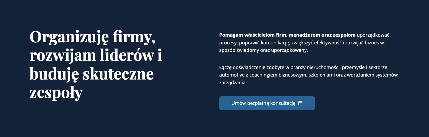 Justyna Pawlisz 3 Justyna Pawlisz — Organizuję firmy, rozwijam liderów i buduję skuteczne zespoły