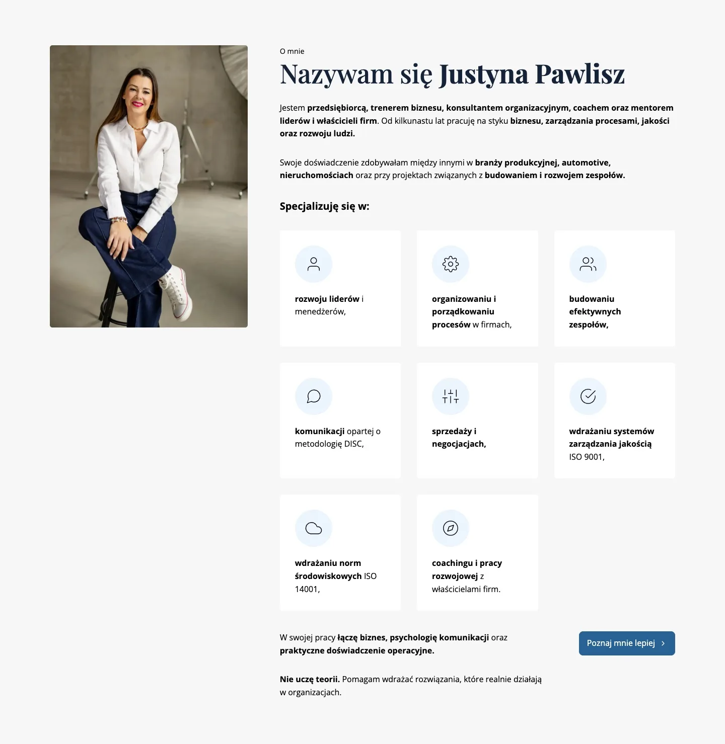 Justyna Pawlisz 5 Justyna Pawlisz — Nazywam się Justyna Pawlisz
