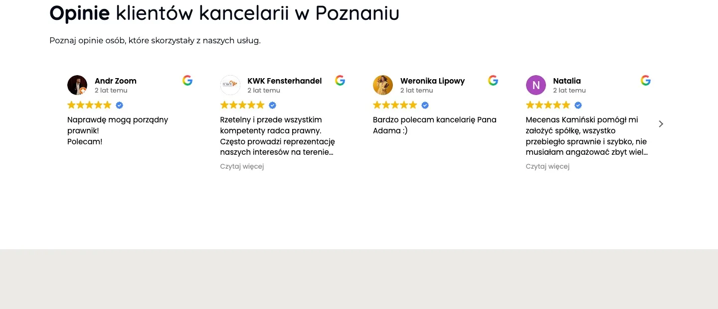 Masz Prawo Działać 2 Masz Prawo Działać — Opinie klientów kancelarii w Poznaniu