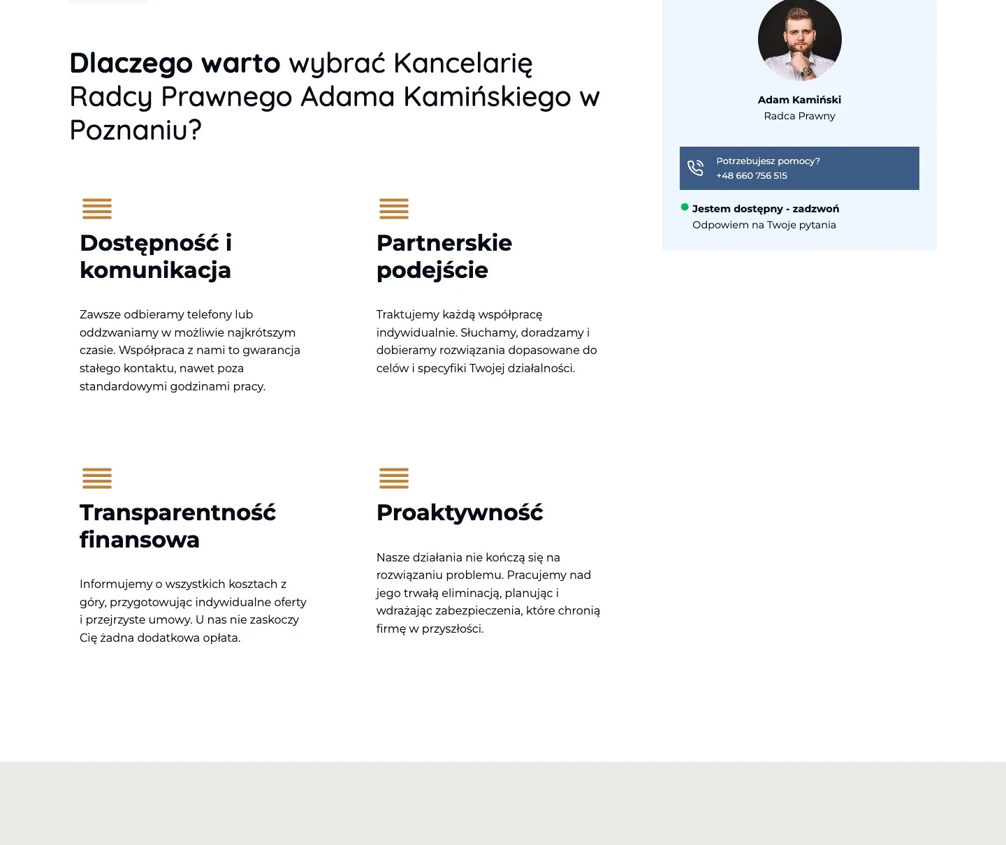 Masz Prawo Działać 6 Masz Prawo Działać — Dlaczego warto wybrać Kancelarię Radcy Prawnego Adama Kamińskiego w Po