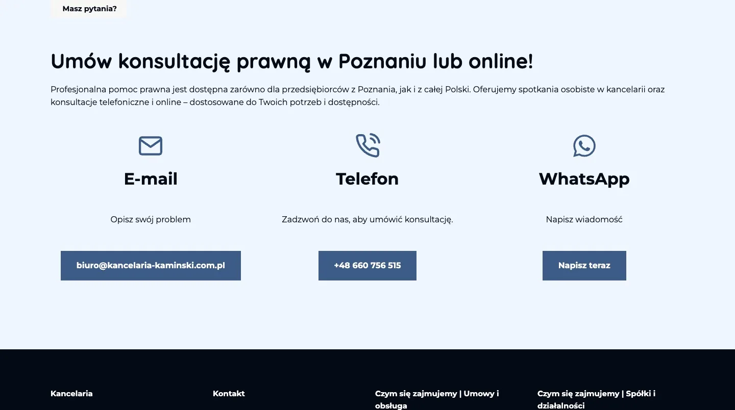 Masz Prawo Działać 8 Masz Prawo Działać — Umów konsultację prawną w Poznaniu lub online!