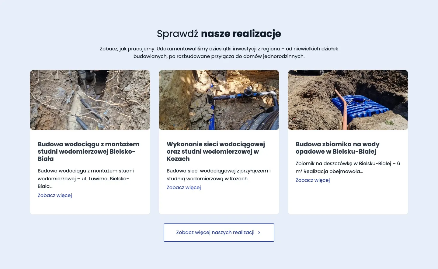 Instalatorstwo Radomski — przyłącza wody 6 Instalatorstwo Radomski — przyłącza wody — Sprawdź nasze realizacje