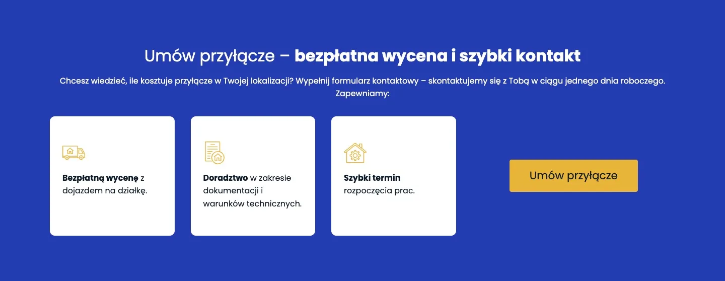 Instalatorstwo Radomski — przyłącza wody 7 Instalatorstwo Radomski — przyłącza wody — Umów przyłącze – bezpłatna wycena i szybki kontakt