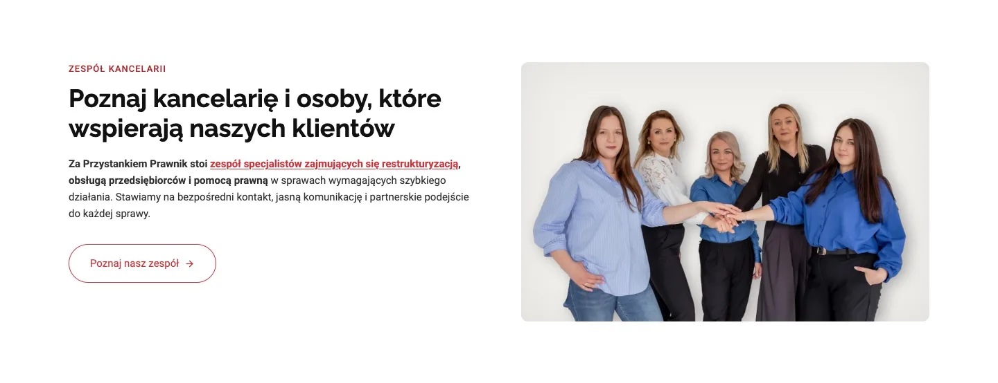 Przystanek Prawnik — Poznaj kancelarię i osoby, które wspierają naszych klientów