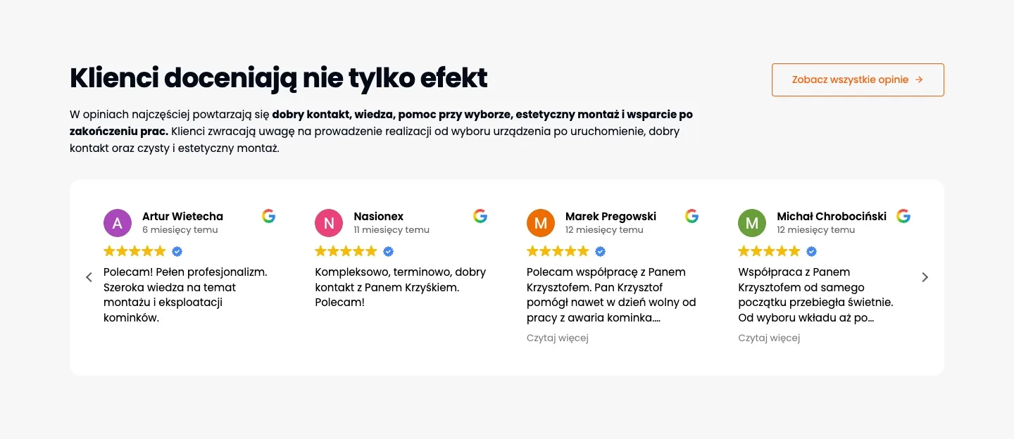 Rachkom 3 Rachkom — Klienci doceniają nie tylko efekt
